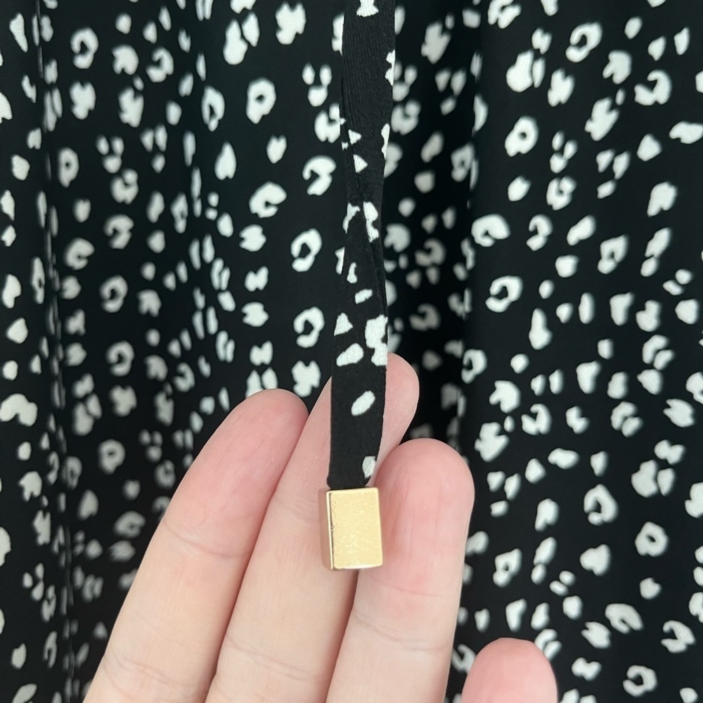 EUC WHBM Darling Black and White Animal Print‎ Dress, Small - Picture 8 of 16